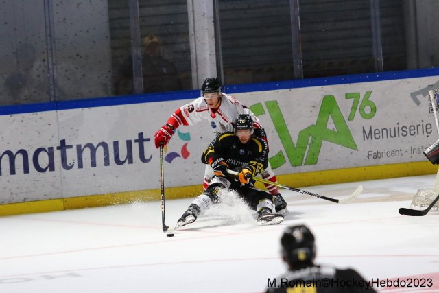 Photo hockey match Rouen - Nice le 28/09/2023