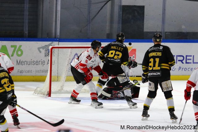 Photo hockey match Rouen - Nice le 28/09/2023