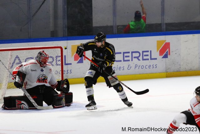 Photo hockey match Rouen - Nice le 28/09/2023