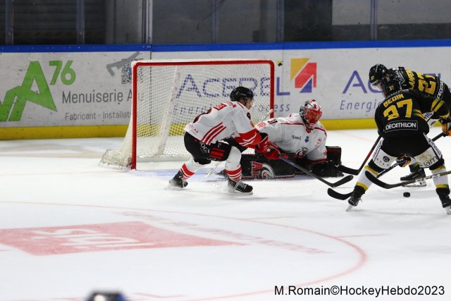 Photo hockey match Rouen - Nice le 28/09/2023