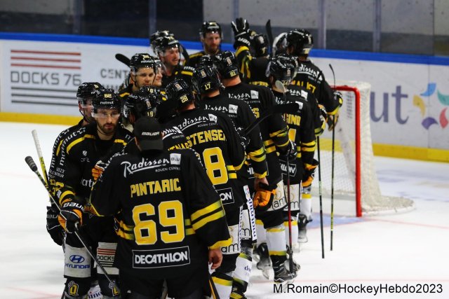 Photo hockey match Rouen - Nice le 28/09/2023