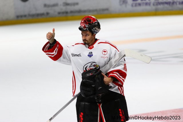Photo hockey match Rouen - Nice le 28/09/2023