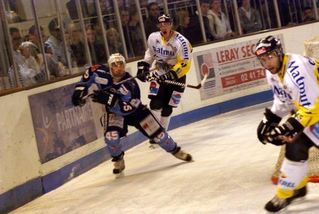 Photo hockey match Angers  - Rouen le 29/09/2009