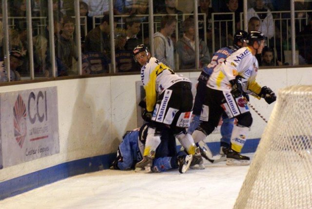 Photo hockey match Angers  - Rouen le 29/09/2009