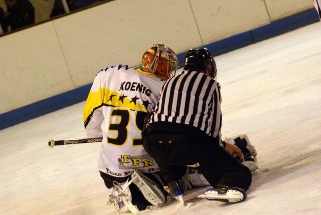Photo hockey match Angers  - Rouen le 29/09/2009