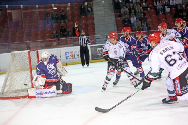 Photo hockey match Lyon - Mont-Blanc le 30/09/2023