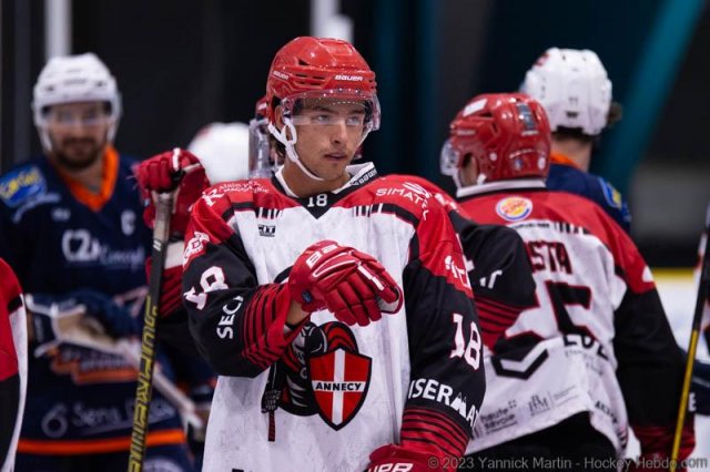 Photo hockey match Clermont-Ferrand - Annecy le 30/09/2023