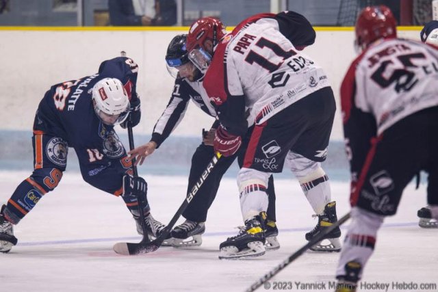 Photo hockey match Clermont-Ferrand - Annecy le 30/09/2023