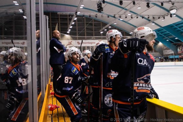 Photo hockey match Clermont-Ferrand - Annecy le 30/09/2023