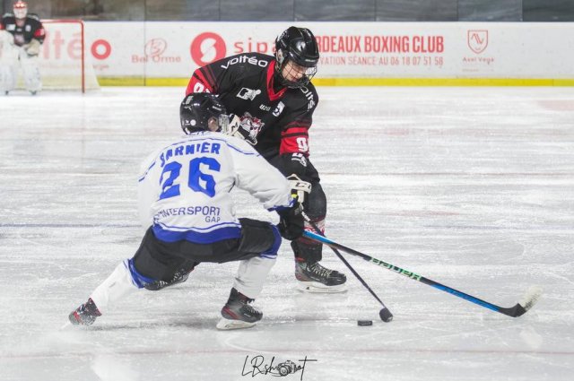 Photo hockey match Bordeaux Mineur - Gap U20 le 01/10/2023