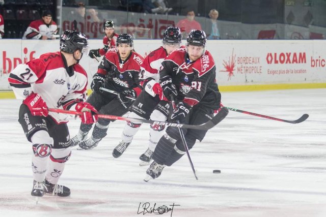 Photo hockey match Bordeaux - Briançon  le 03/10/2023