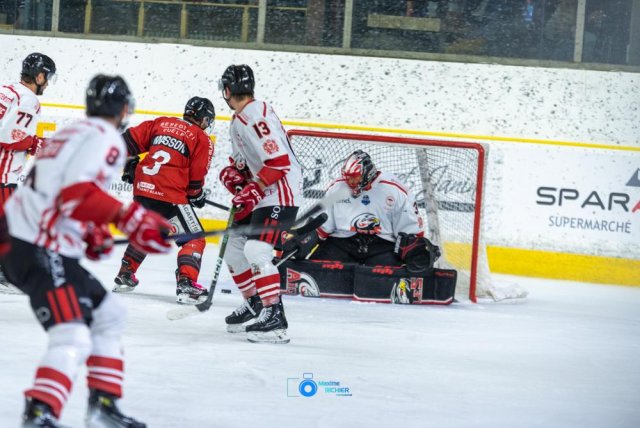 Photo hockey match Chamonix  - Nice le 06/10/2023