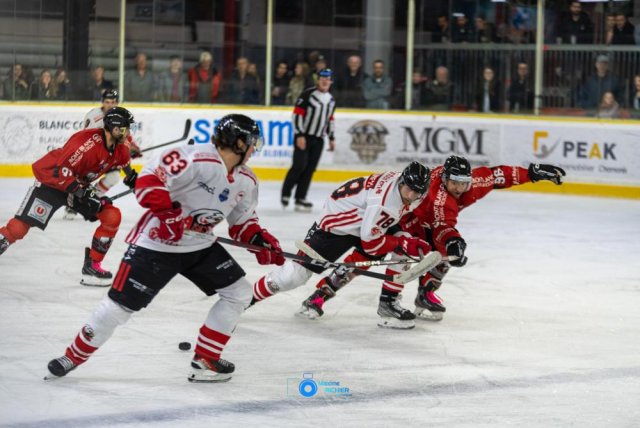 Photo hockey match Chamonix  - Nice le 06/10/2023