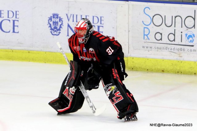 Photo hockey match Nice - Anglet le 03/10/2023