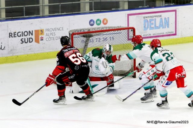 Photo hockey match Nice - Anglet le 03/10/2023