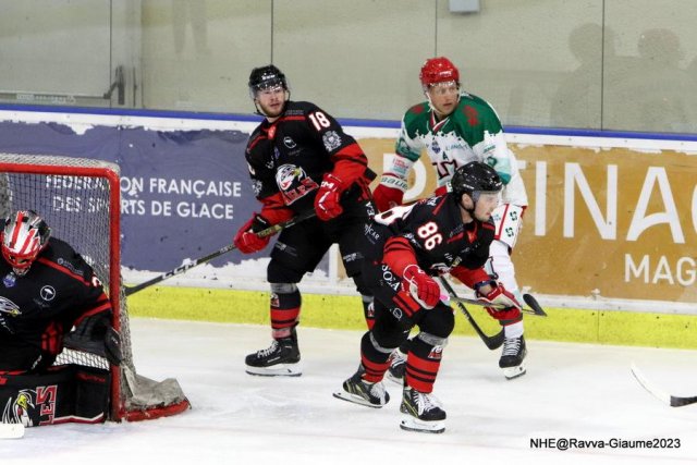 Photo hockey match Nice - Anglet le 03/10/2023