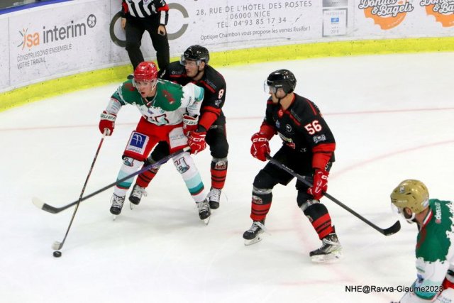 Photo hockey match Nice - Anglet le 03/10/2023