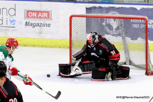 Photo hockey match Nice - Anglet le 03/10/2023