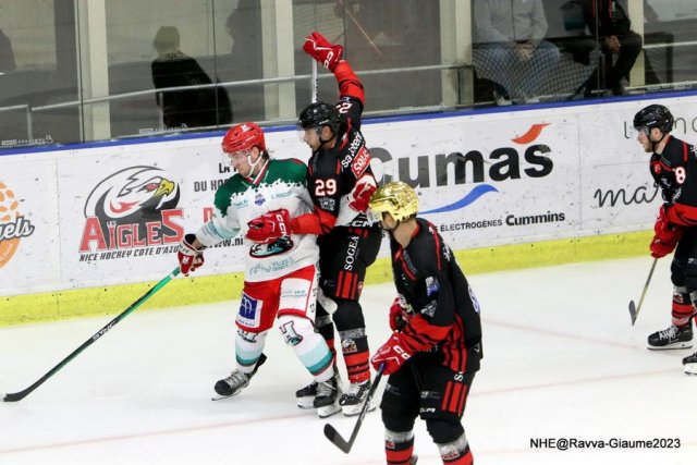 Photo hockey match Nice - Anglet le 03/10/2023