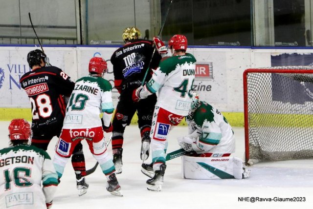 Photo hockey match Nice - Anglet le 03/10/2023