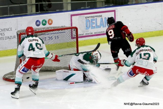 Photo hockey match Nice - Anglet le 03/10/2023
