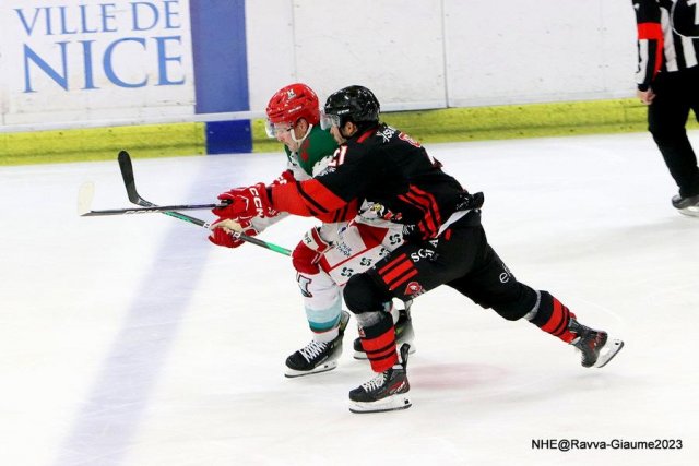 Photo hockey match Nice - Anglet le 03/10/2023