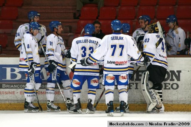 Photo hockey match Briançon  - Villard-de-Lans le 29/09/2009