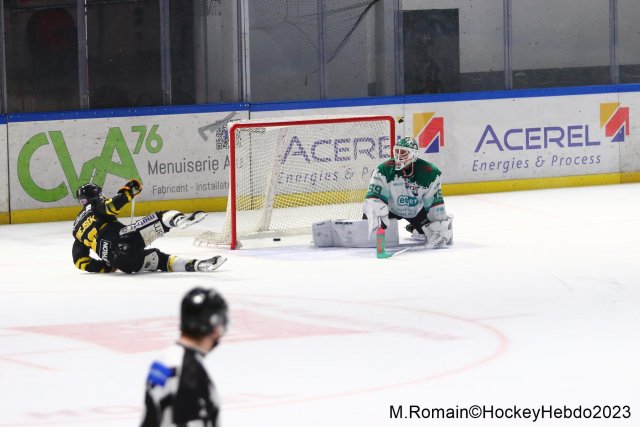 Photo hockey match Rouen - Anglet le 06/10/2023