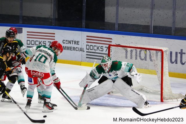 Photo hockey match Rouen - Anglet le 06/10/2023