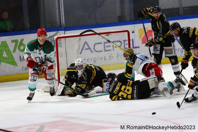 Photo hockey match Rouen - Anglet le 06/10/2023