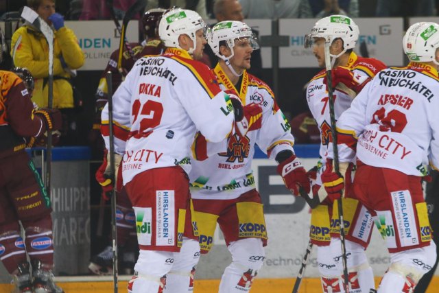 Photo hockey match Genève - Bienne le 07/10/2023