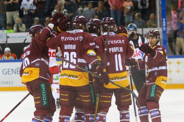 Photo hockey match Genève - Bienne le 07/10/2023