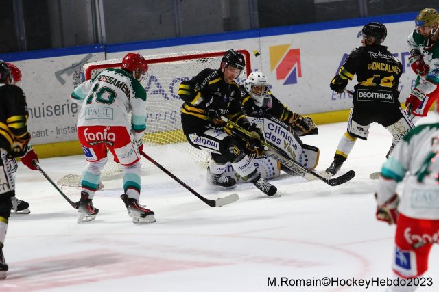 Photo hockey match Rouen - Anglet le 06/10/2023