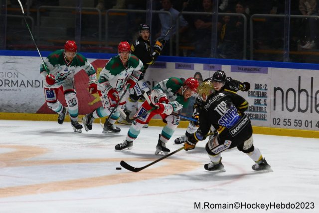 Photo hockey match Rouen - Anglet le 06/10/2023