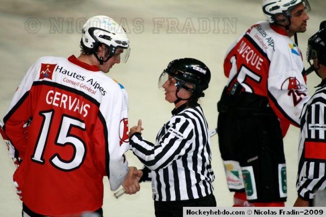 Photo hockey match Briançon  - Villard-de-Lans le 29/09/2009