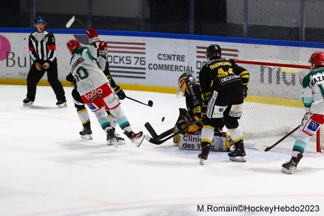 Photo hockey match Rouen - Anglet le 06/10/2023