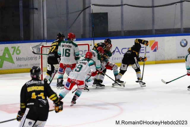 Photo hockey match Rouen - Anglet le 06/10/2023