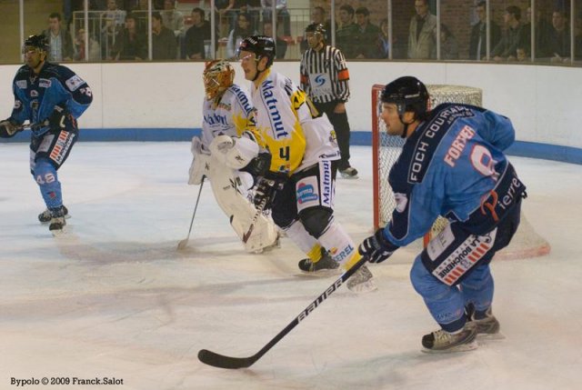 Photo hockey match Angers  - Rouen le 29/09/2009