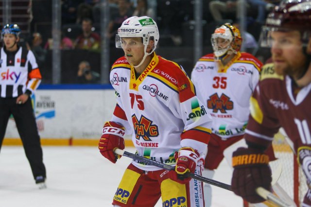 Photo hockey match Genève - Bienne le 07/10/2023