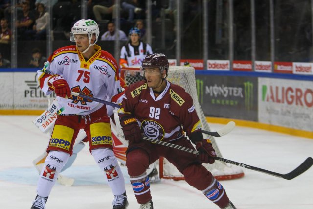 Photo hockey match Genève - Bienne le 07/10/2023