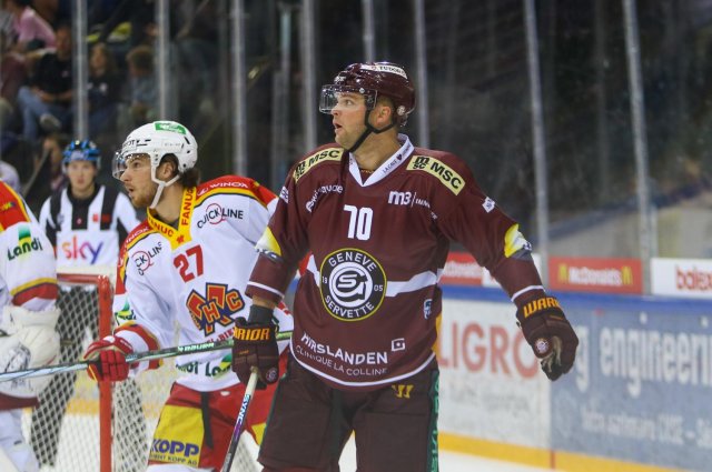 Photo hockey match Genève - Bienne le 07/10/2023