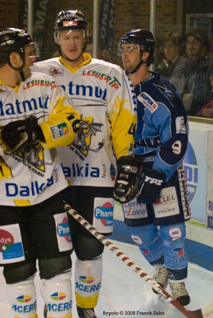 Photo hockey match Angers  - Rouen le 29/09/2009