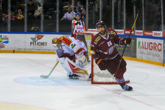 Photo hockey match Genève - Bienne le 07/10/2023