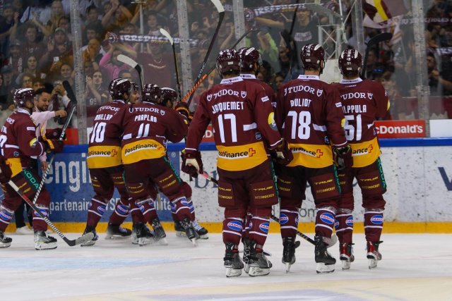 Photo hockey match Genève - Bienne le 07/10/2023