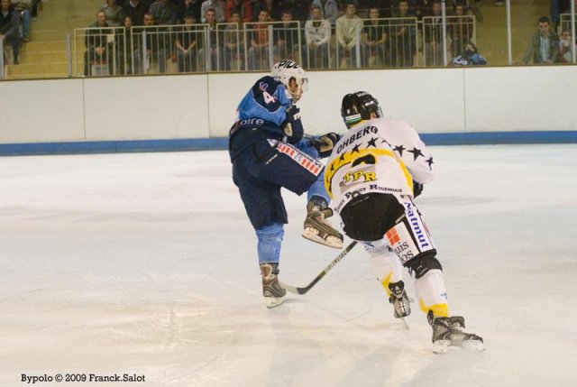 Photo hockey match Angers  - Rouen le 29/09/2009