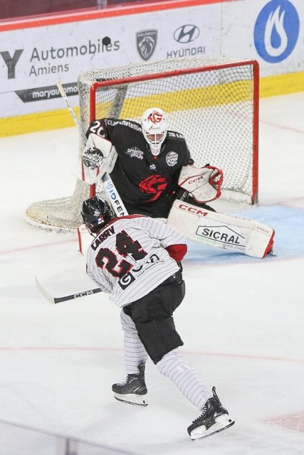 Photo hockey match Amiens  - Bordeaux le 06/10/2023