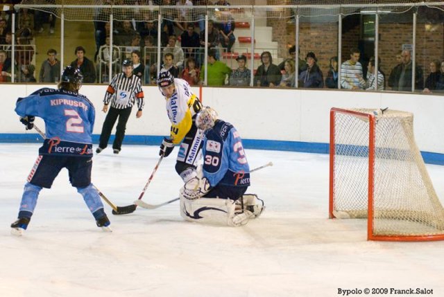 Photo hockey match Angers  - Rouen le 29/09/2009
