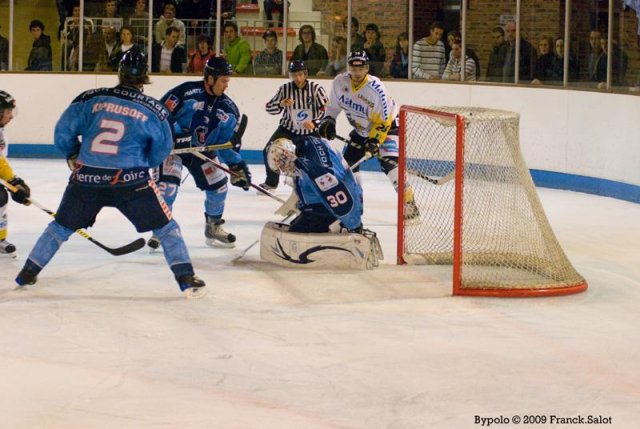 Photo hockey match Angers  - Rouen le 29/09/2009