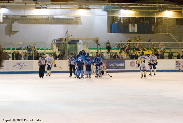 Photo hockey match Angers  - Rouen le 29/09/2009