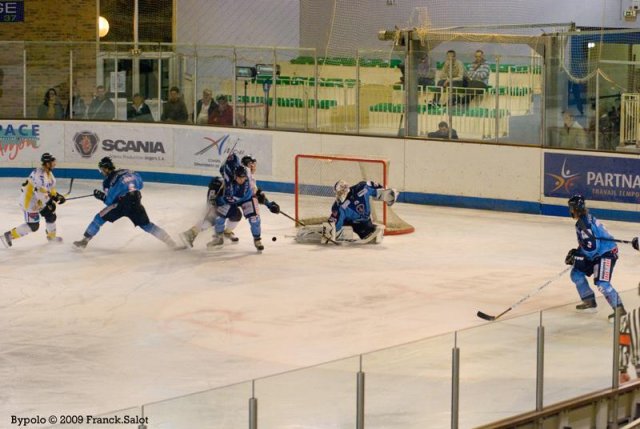 Photo hockey match Angers  - Rouen le 29/09/2009